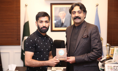  Waseem is a role model for young boxers: Saya Rai Taimoor