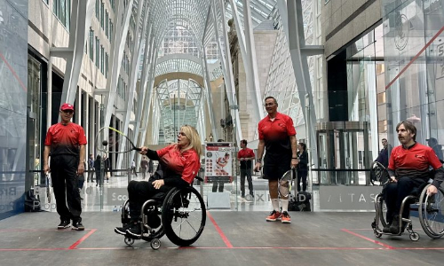 Canadian Open Wheelchair Squash program encourages participants