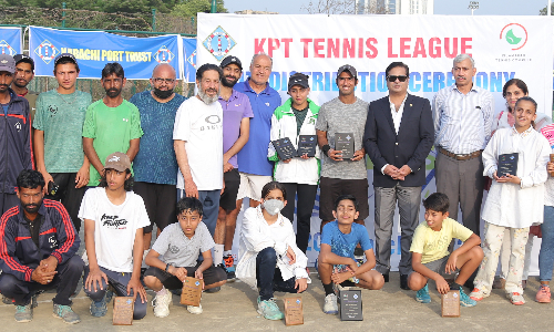 KPT Tennis League: Mohammad Usman Ejaz lifts the Singles title