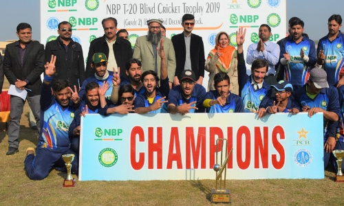 Attock lift the NBP T-20 Blind Cricket Grade-2 Trophy
