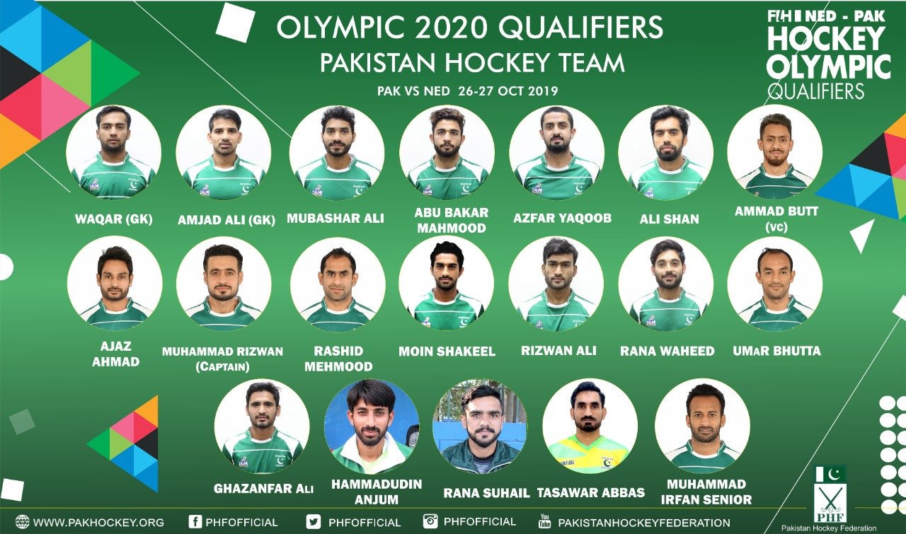 Pakistan Hockey Team depart for Olympic 2020 Qualifiers tonight 