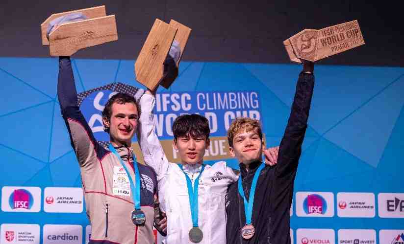 IFSC News: Lee Dohyun wins gold medal in World Cup Series Pargue