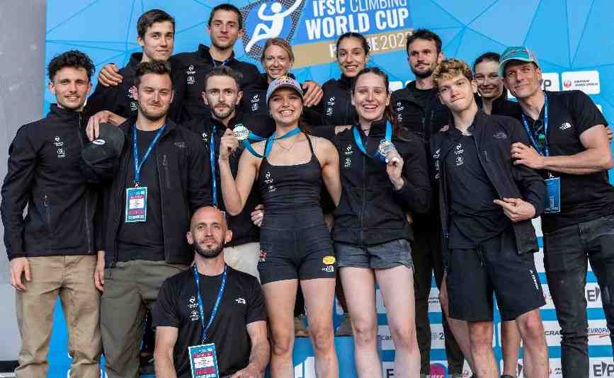 IFSC News: French teenager, Oriane Bertone wins first gold in World Cup