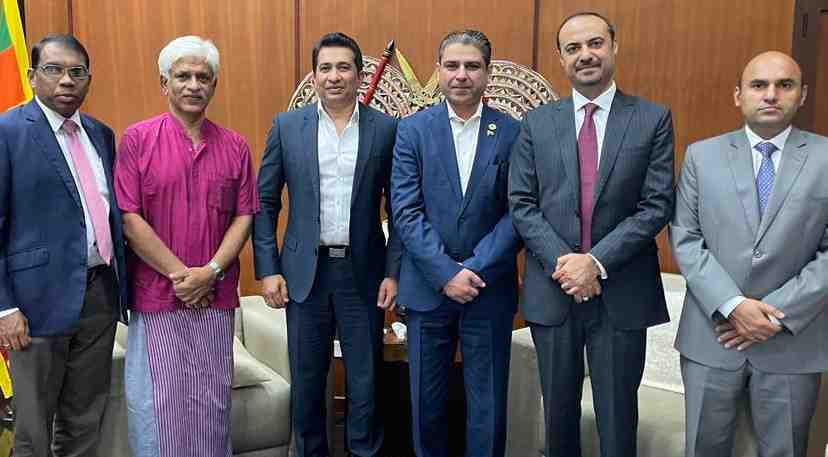Sri Lanka Sports Minister Ranasinghe calls on Minister IPC Ehsaan Mazari