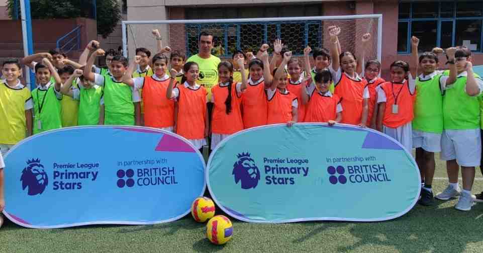Premier League and British Council hold school football activities