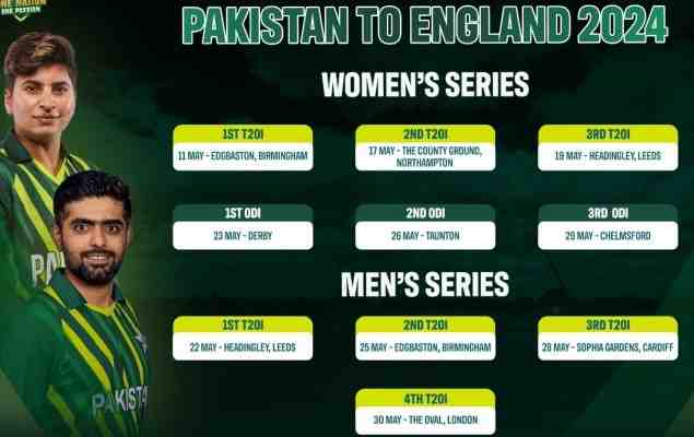 Cricket News: Pakistan men and women teams to tour England in 2024
