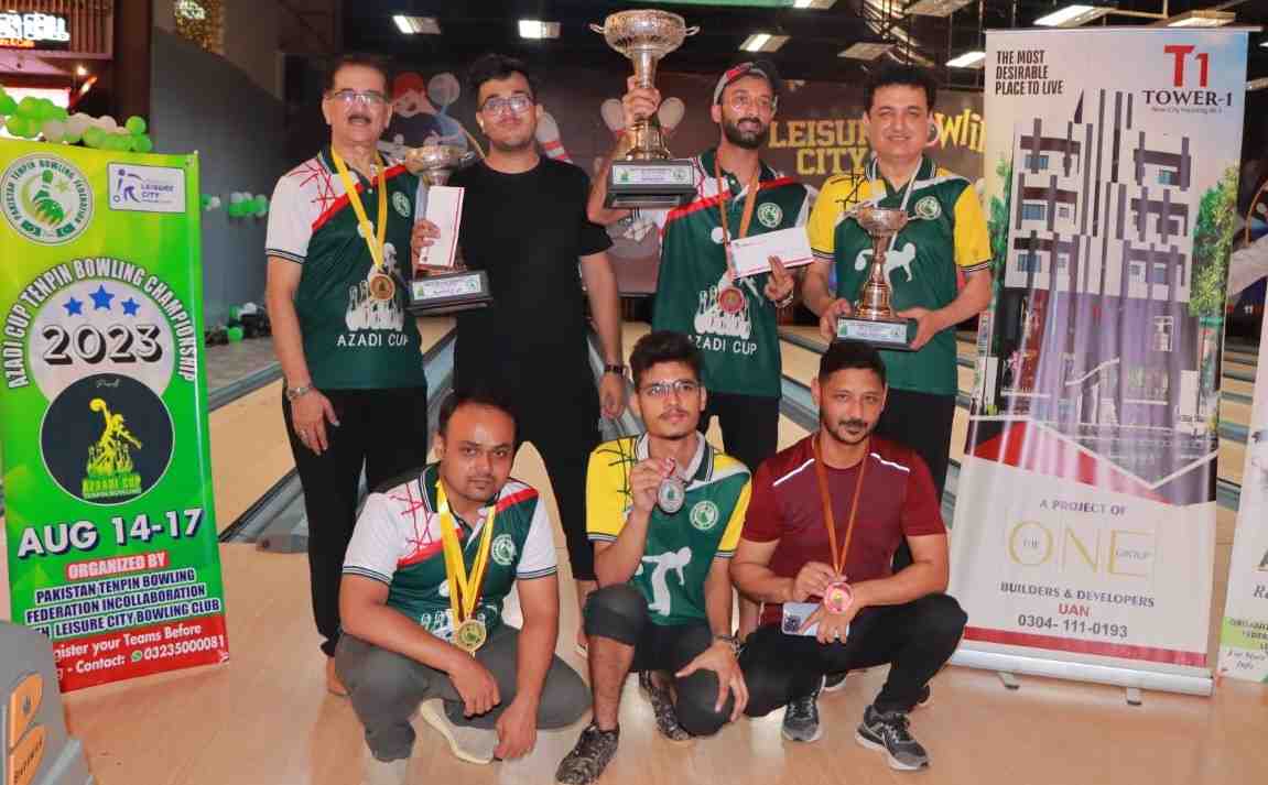 Ahmer Saldera wins Azadi Cup Tenpin Bowling Tournament 2023