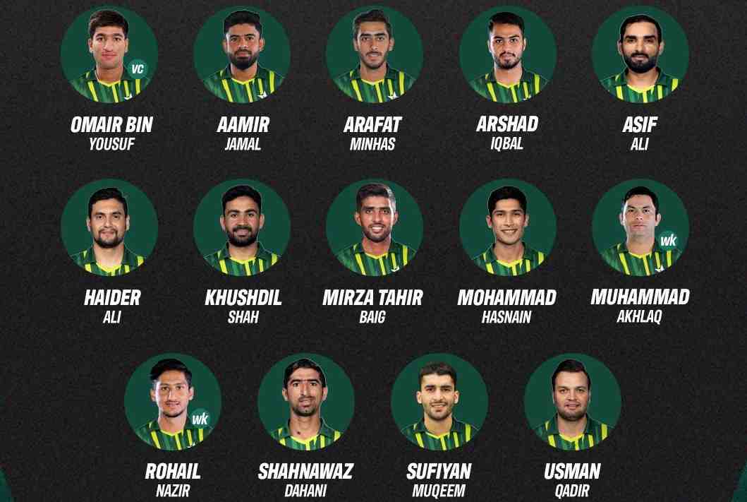 PCB names 15-man Pakistan Shaheens squad for Asian Games