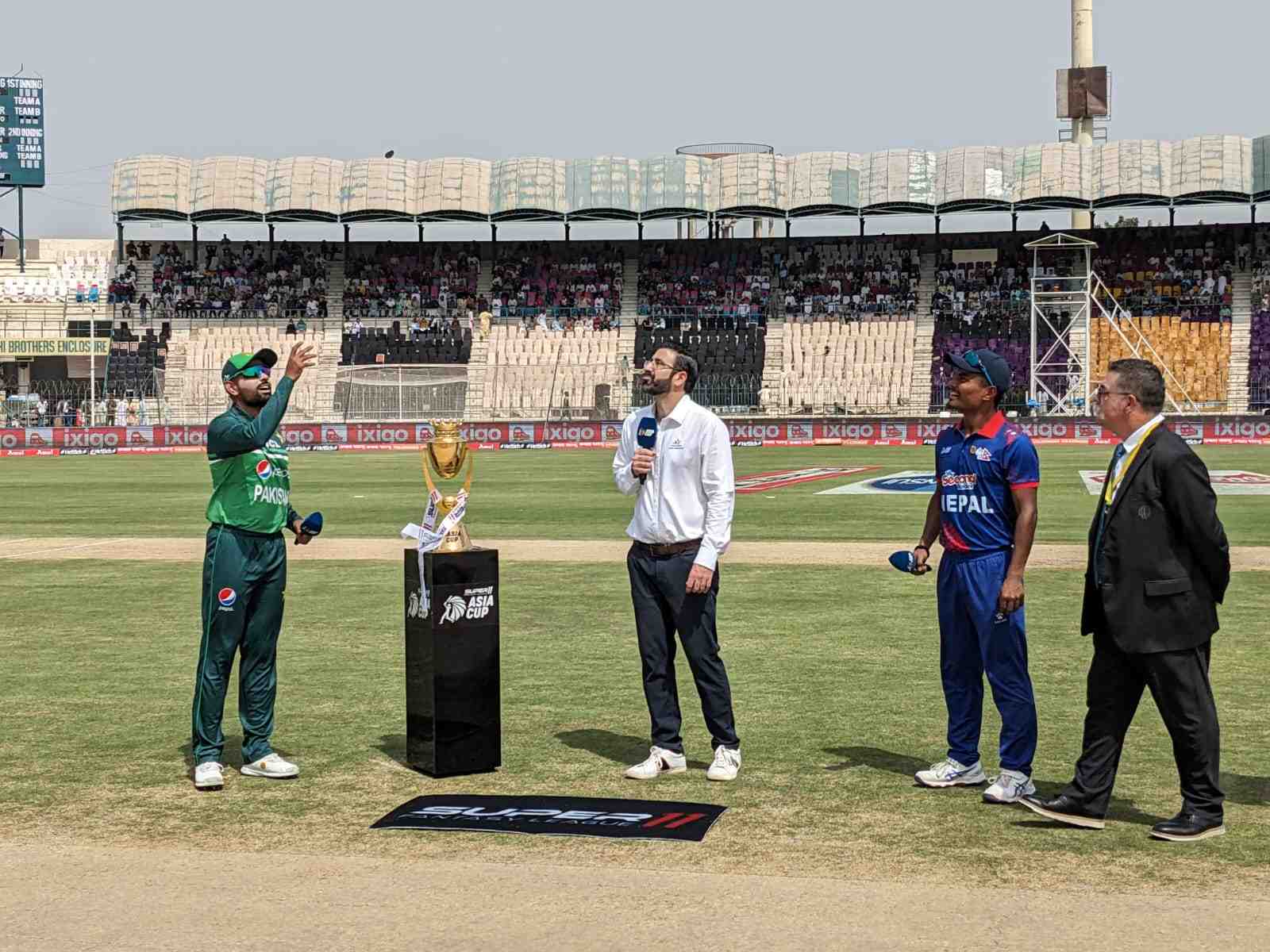 Asia Cup 2023: Pakistan win the toss and elect to bat first