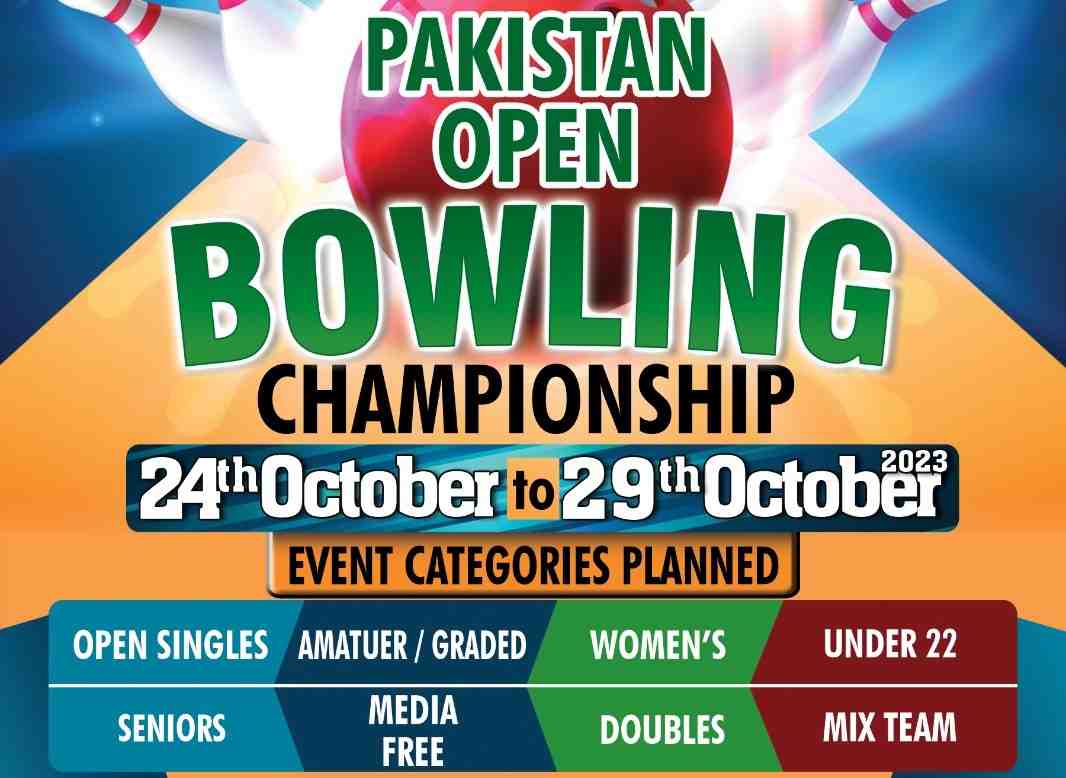 Pakistan Open Ten Pin Bowling Championship to start on October 24