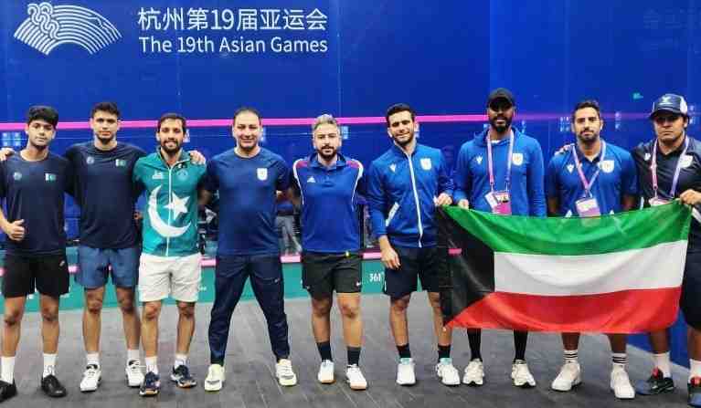 Pakistan overcome Kuwait 3-0 in Asian Games Squash Event
