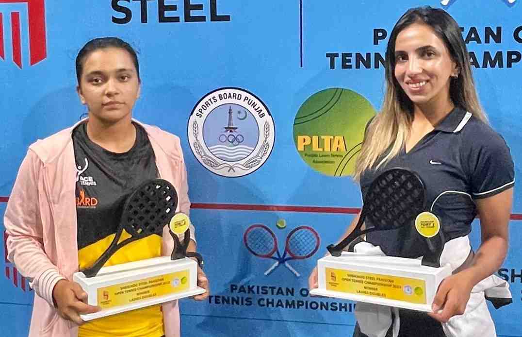 Pakistan Open Tennis: Mehaq and Soha lift Women’s Doubles title
