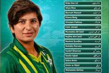 PCB announces women’s squad for Bangladesh tour, Nida Captain