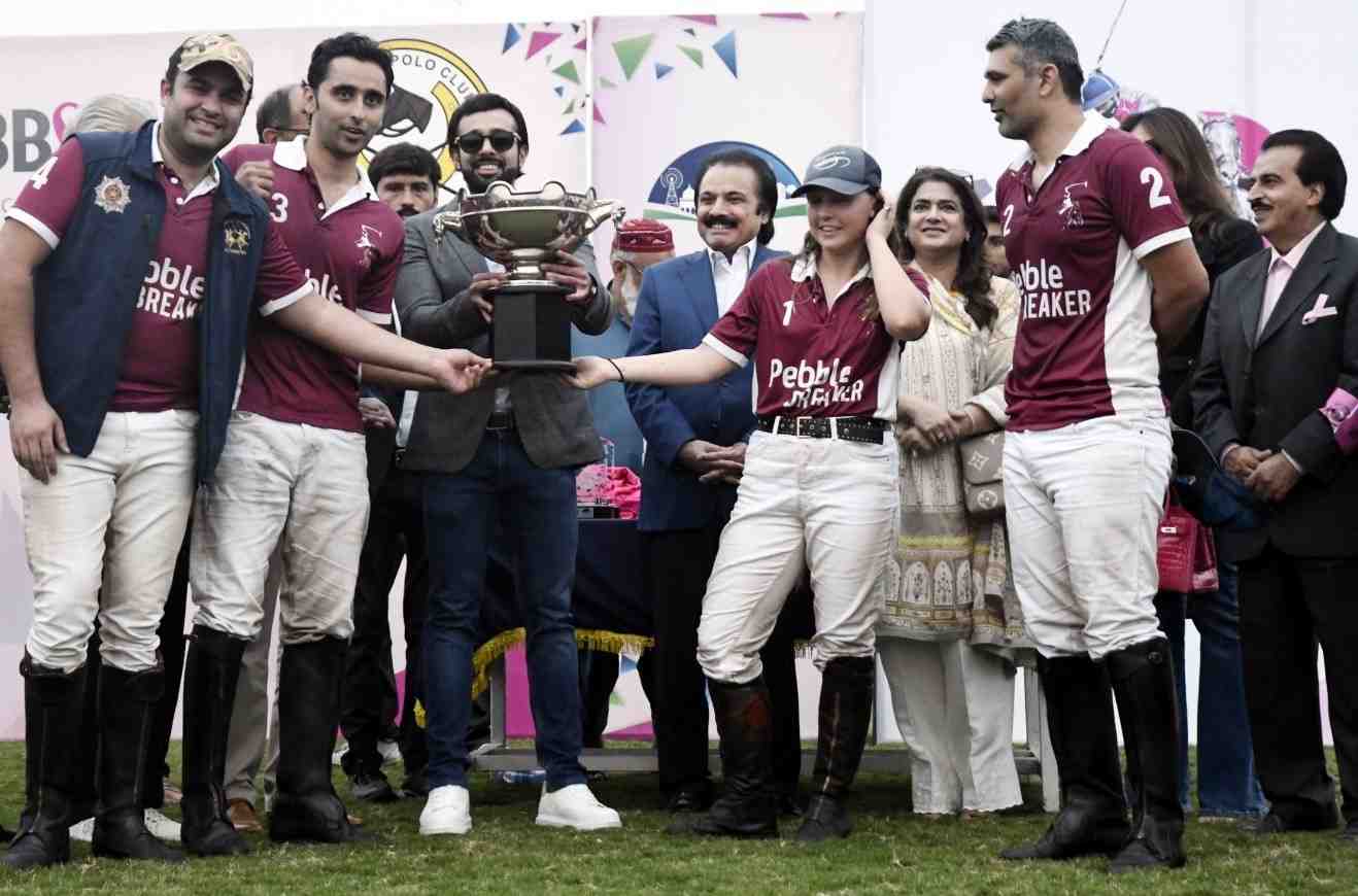Lahore Smart City Polo in Pink 2023: Pebble Breaker win title