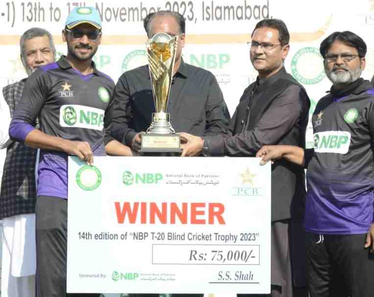 Lahore win NBP T-20 Blind Cricket Trophy 2023 title
