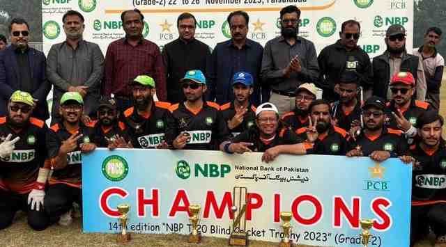 NBP T20 Blind Cricket Trophy Abbottabad claim title