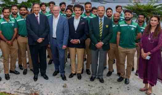 Prime Minister of Australia hosts reception for Pakistan team