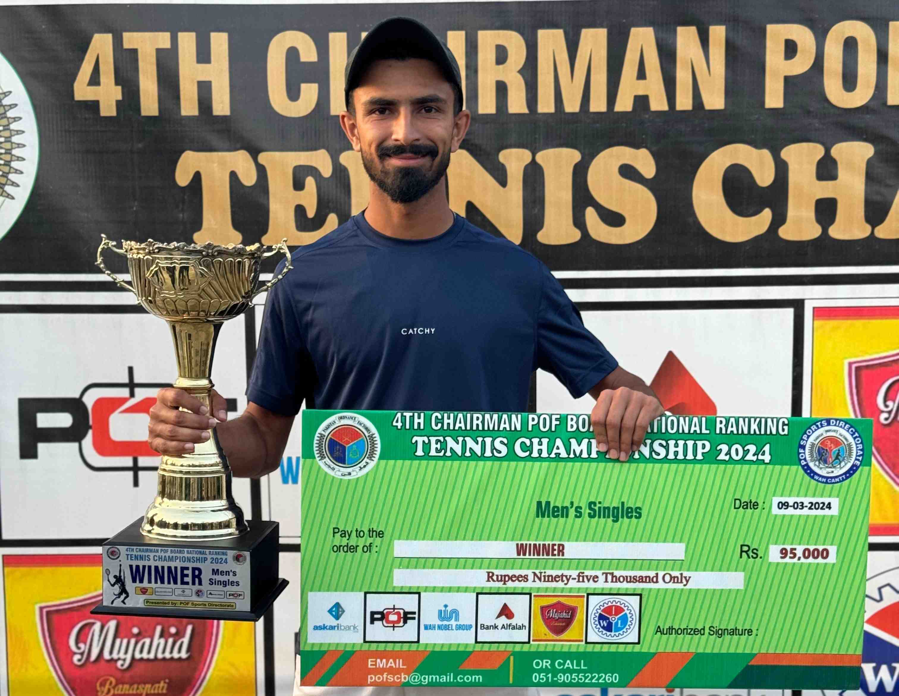 POF Board Tennis Championship: Mohammad Shoaib lifts title