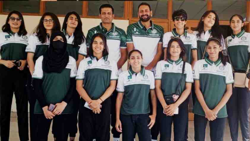 Training Tour: Pakistan Volleyball women leave for Italy
