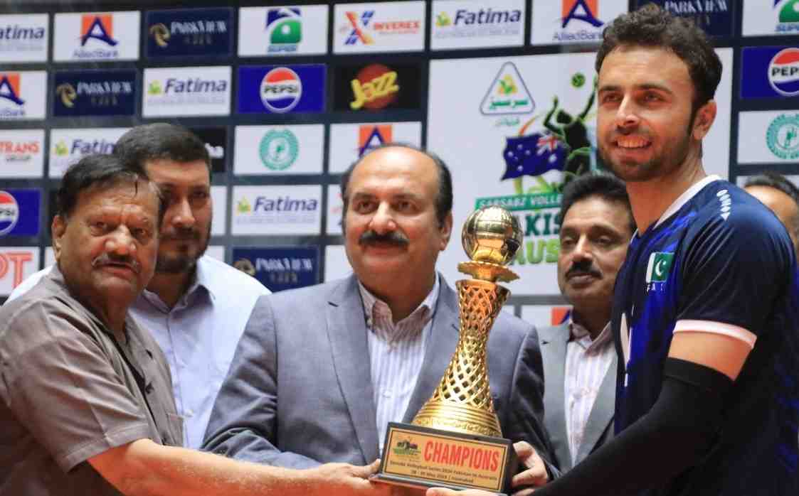 Pakistan secure Sarsabz Volleyball Series against Australia 3-0