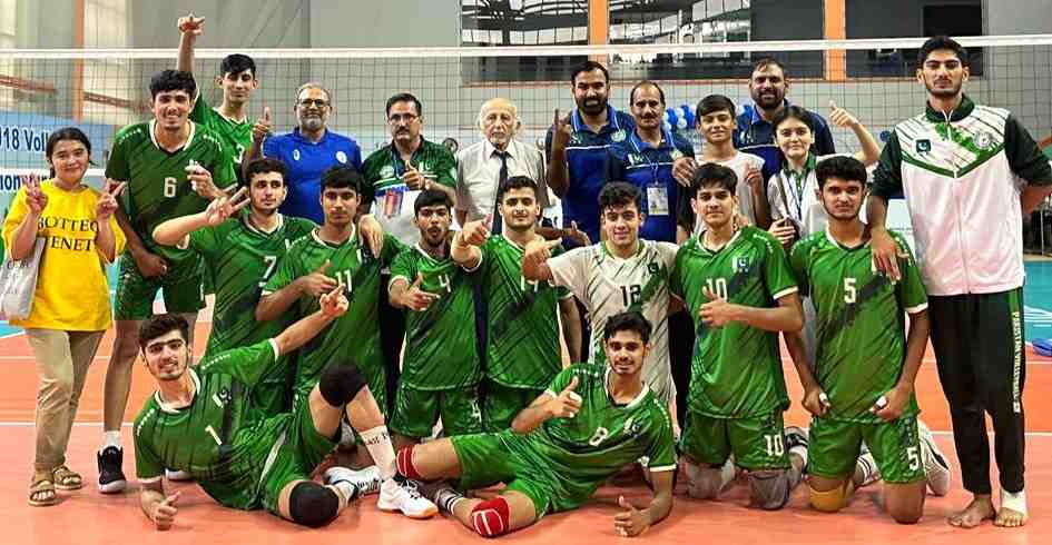 Pakistan earn gold medal in U18 Men’s Volleyball Championship