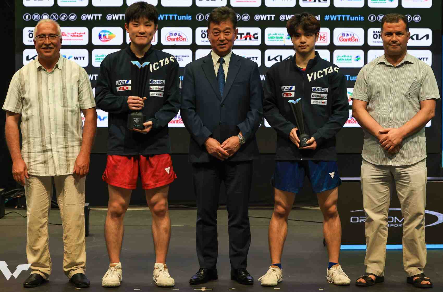 Japani Miwa Harimoto and Tomokazu Harimoto become champions