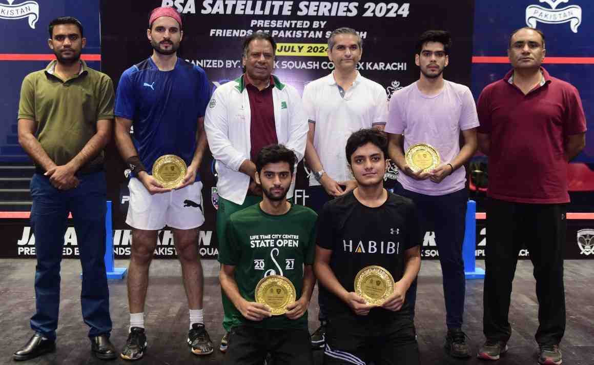 Anas Ali Shah wins Jahangir Khan PSA Satellite Series 2024 title