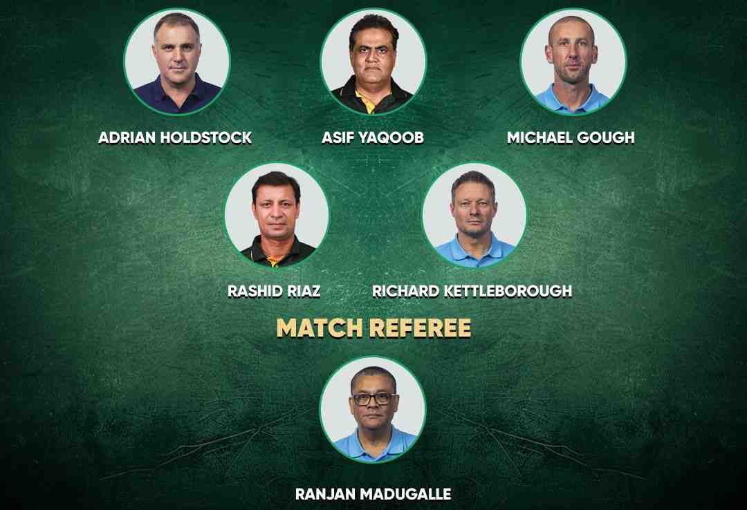 Match officials announced for Test series against Bangladesh