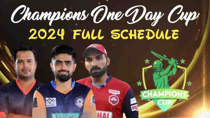 PCB reveals Captains and squads for Champions One-Day Cup 2024