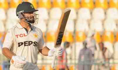 Kamran Ghulam hits sparkling century on Test debut in Multan