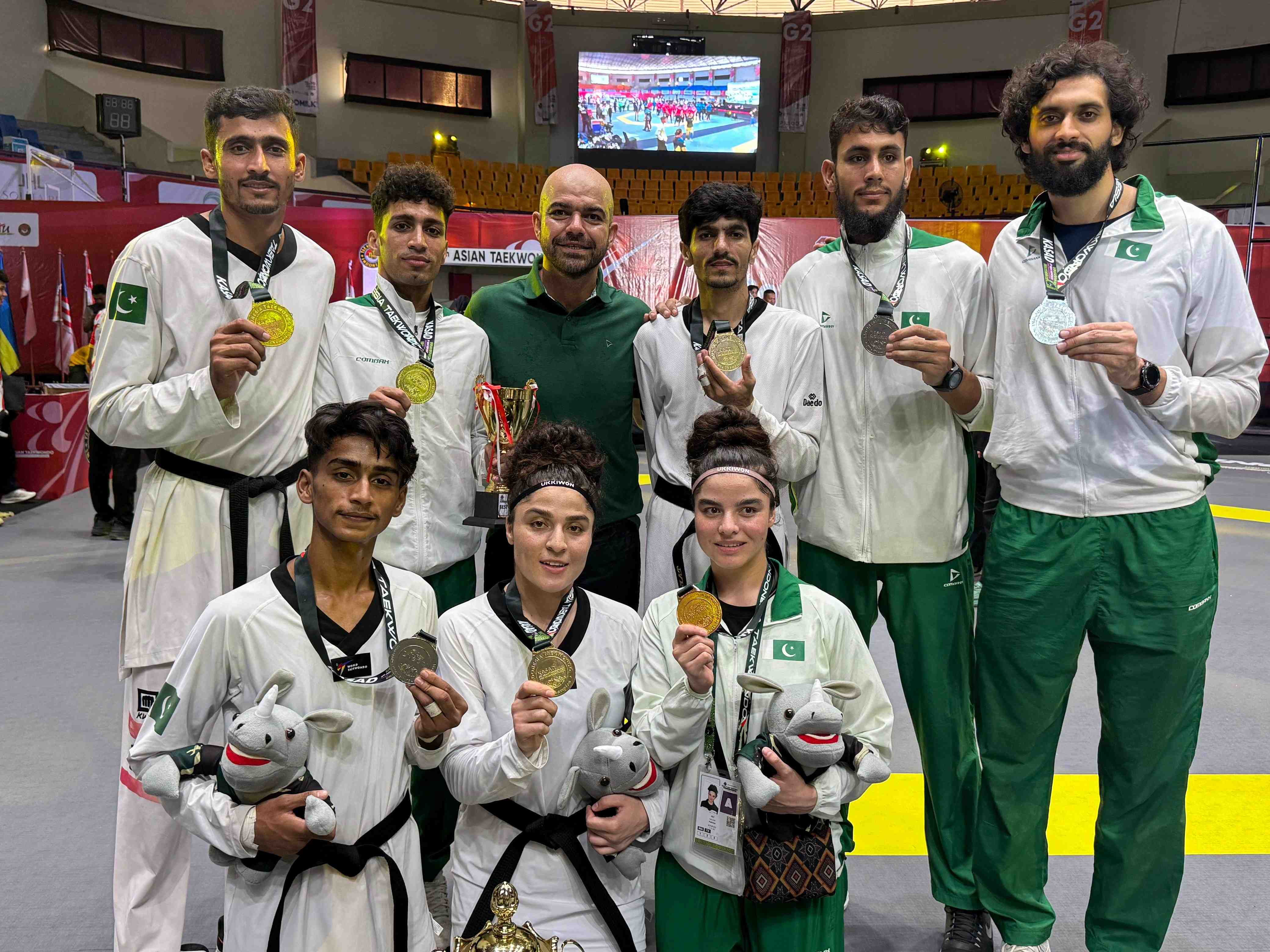 Pakistan athletes clinch Asian Open Taekwondo Championship 2024