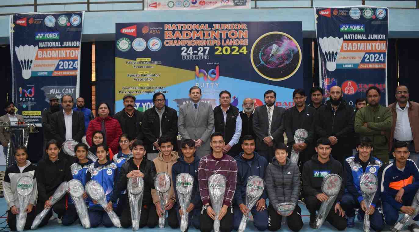 National Junior Badminton Championship 2024 starts in Lahore