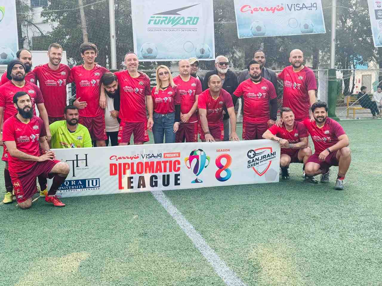 Gerry's Diplomatic Football League Season-8 starts in Islamabad