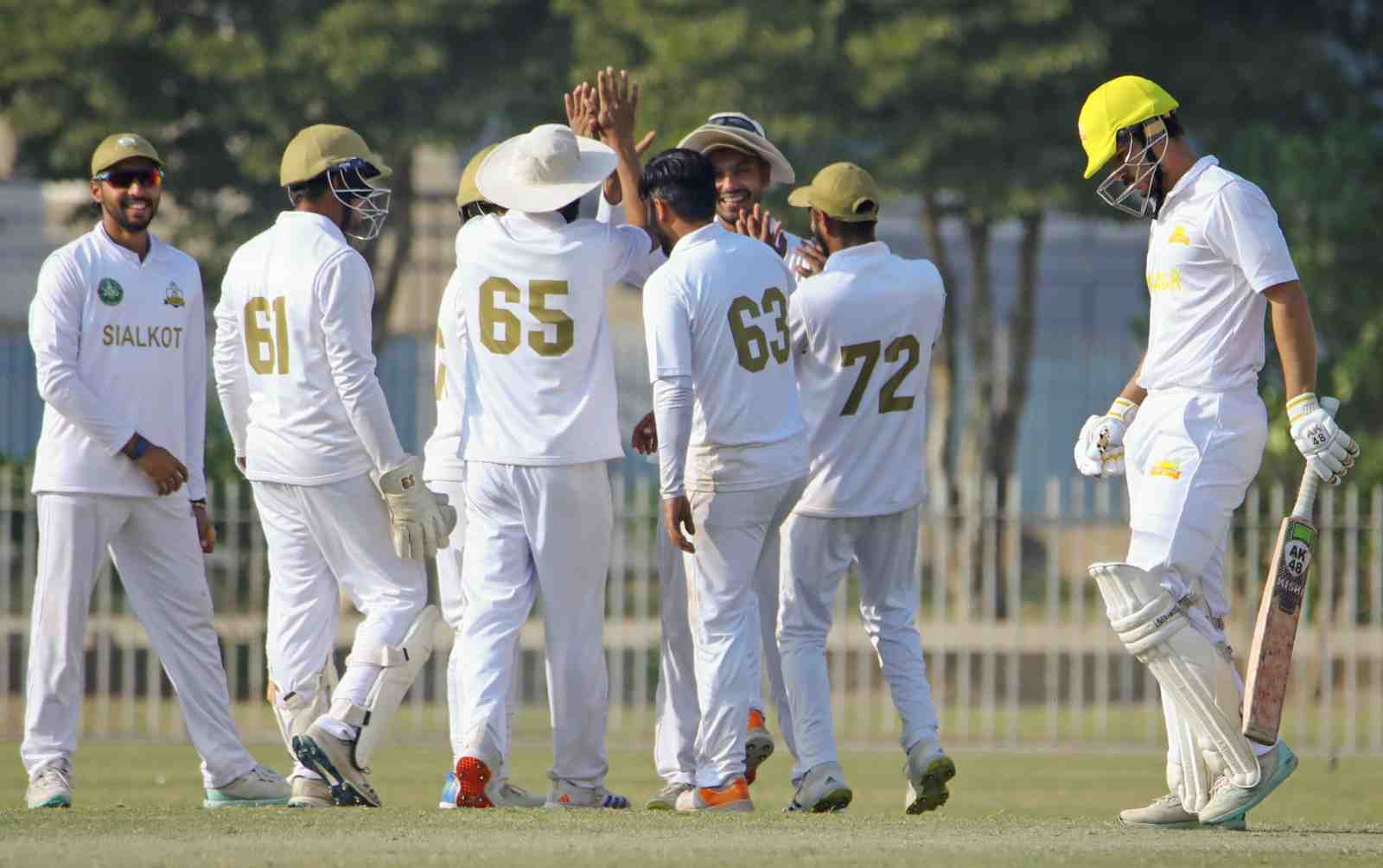 Sialkot pacers shine on opening day of the Quaid Trophy final