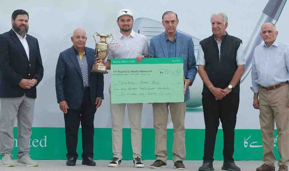 Rashid D. Habib Golf: Ahmad Baig retains his title