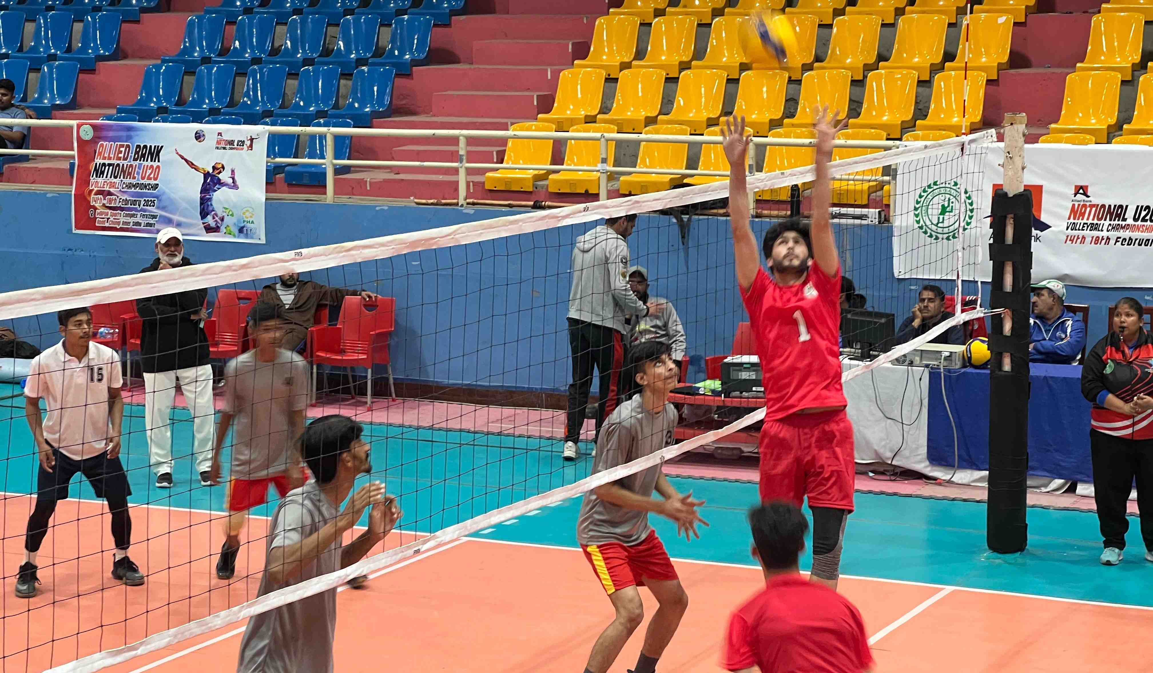 National U-20 Volleyball Championship: Punjab overcome AJK 3-2