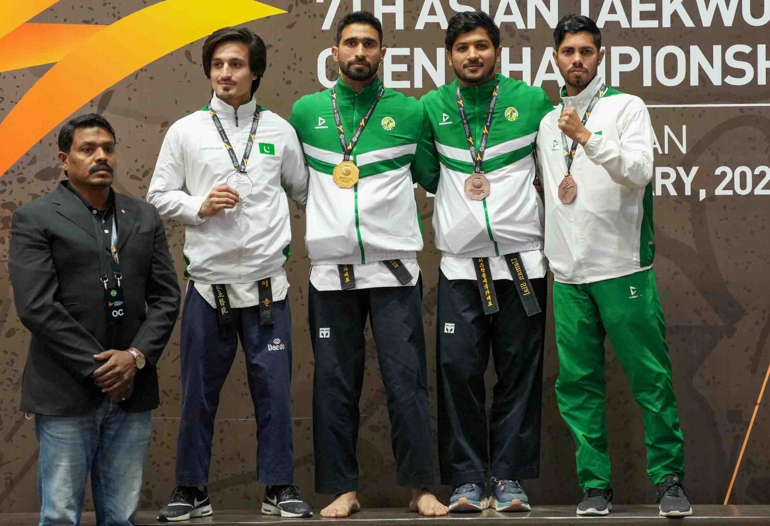 Asian Taekwondo Open: Pakistan Shine in Poomsae with 16 golds