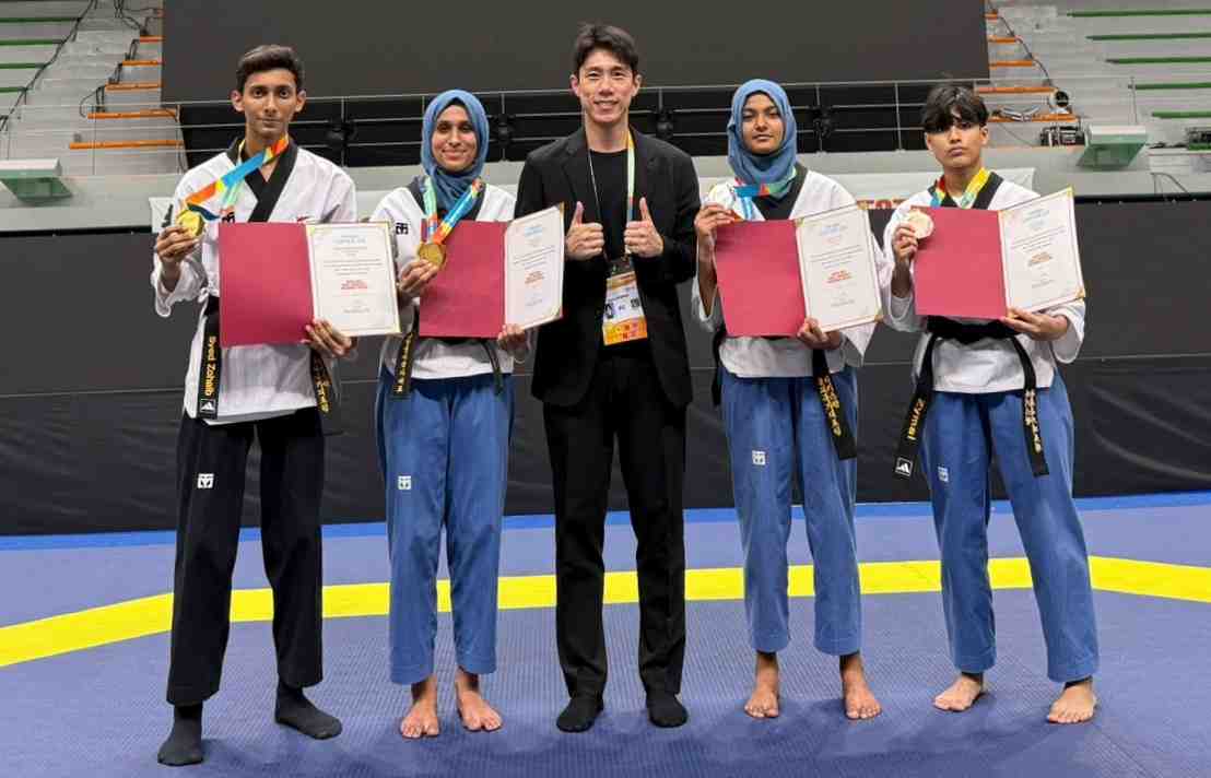 Pakistan Poomsae Team show notable performances  in World University Festival
