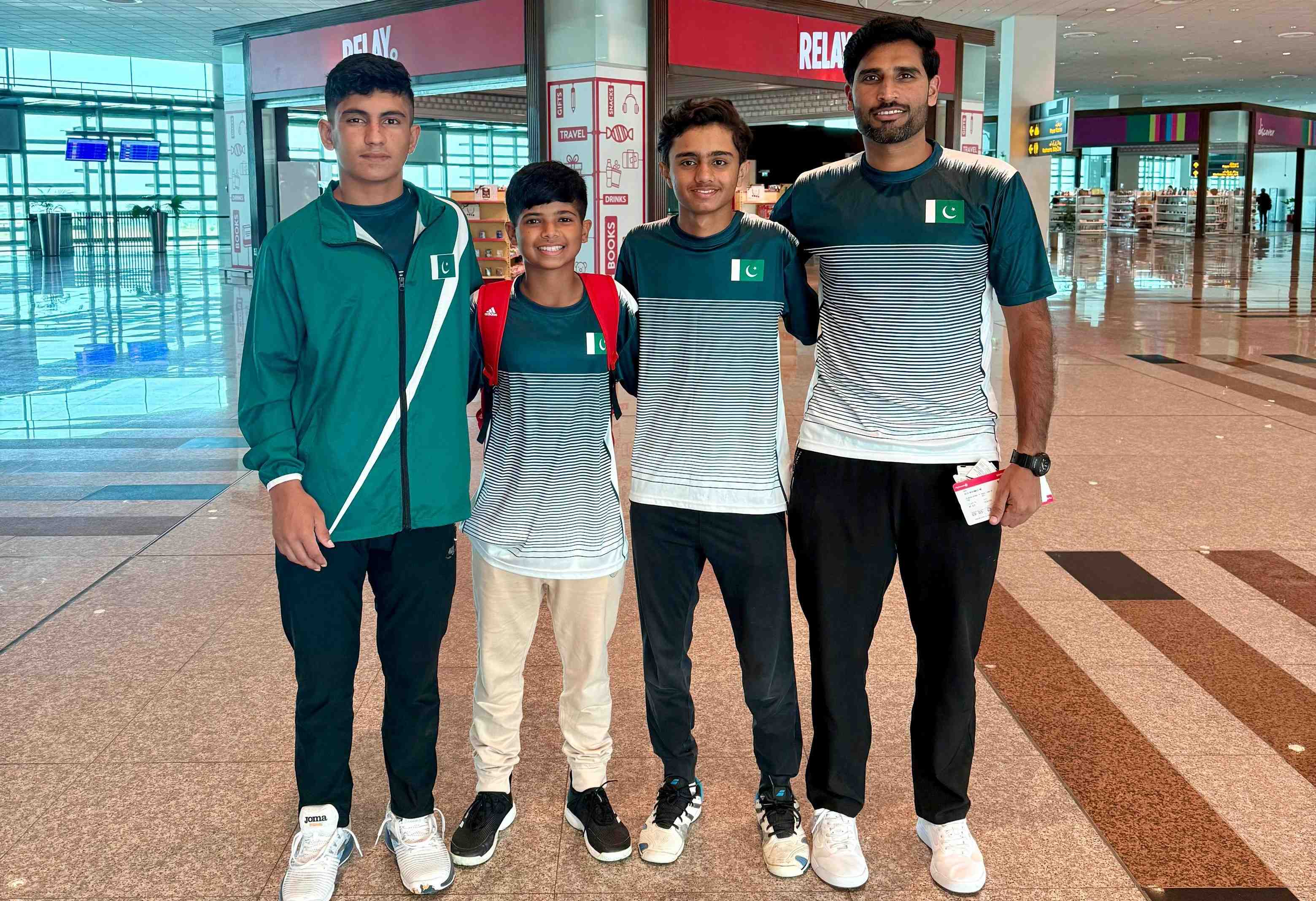 Pakistani players reach Kazakhstan to participate in ATF U12 competitions