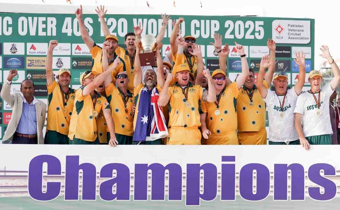 Australia beat Pakistan by 7 wicketd in Over-40s T20 World Champion final