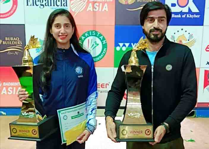 Murad Ali and Mahoor defend National Badminton Championship titles