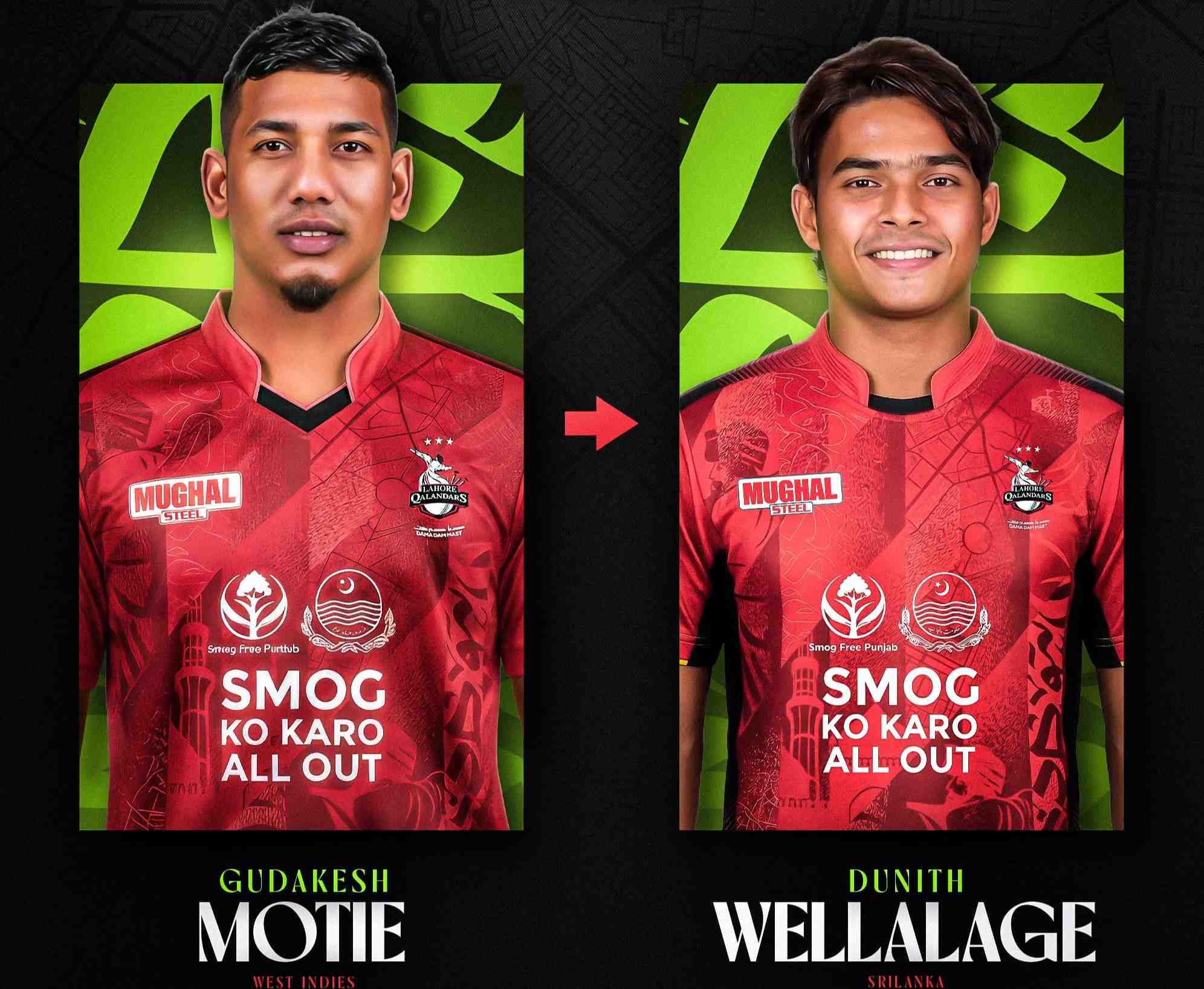 LAHORE QALANDARS ANNOUNCE DUNITH WELLALAGE’S INCLUSION IN SQUAD AS REPLACEMENT FOR GUDAKESH MOTIE