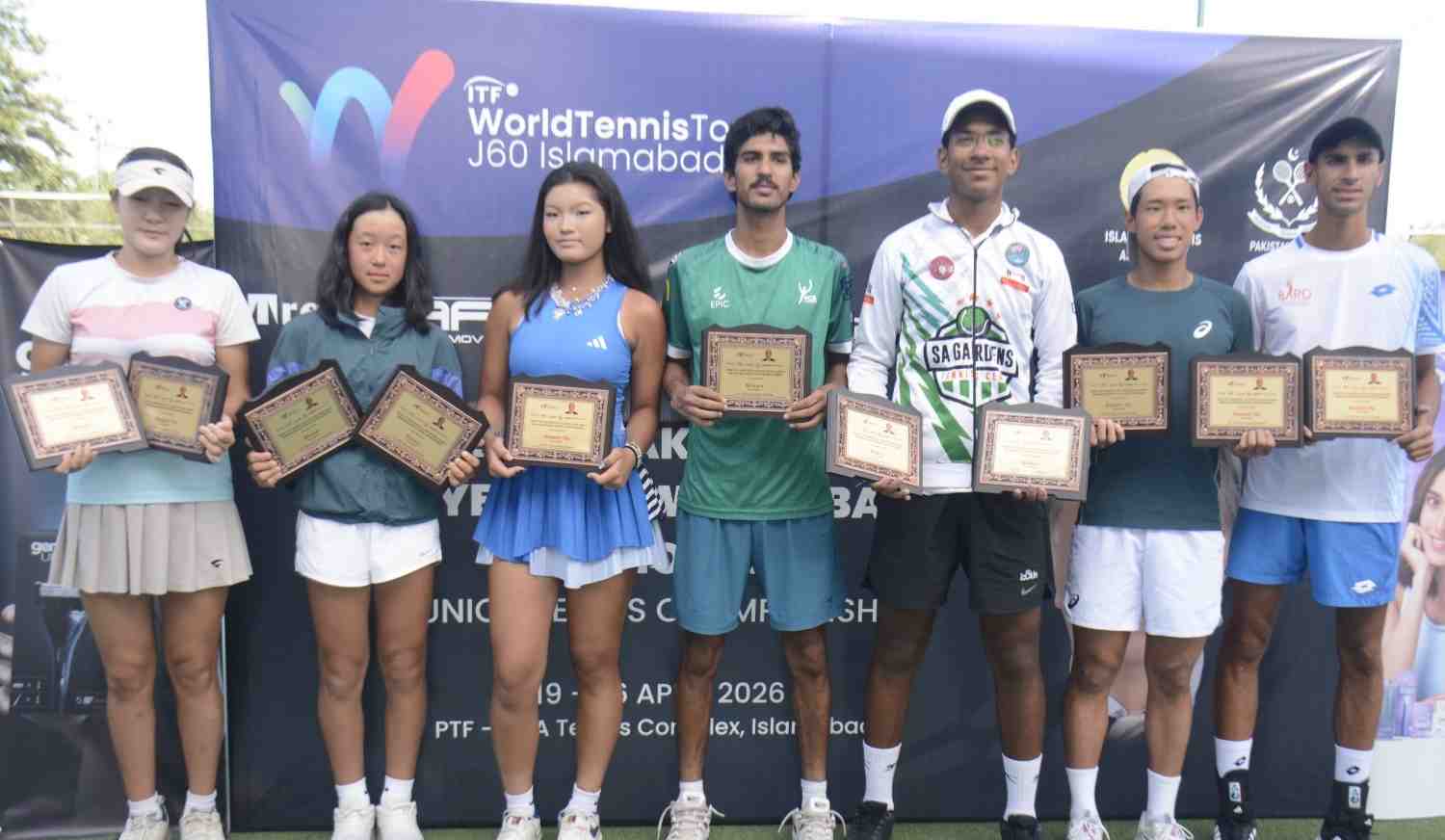 Pakistan’s Abubakar Talha / Hamza Roman Clinch ITF J-60 Doubles Title