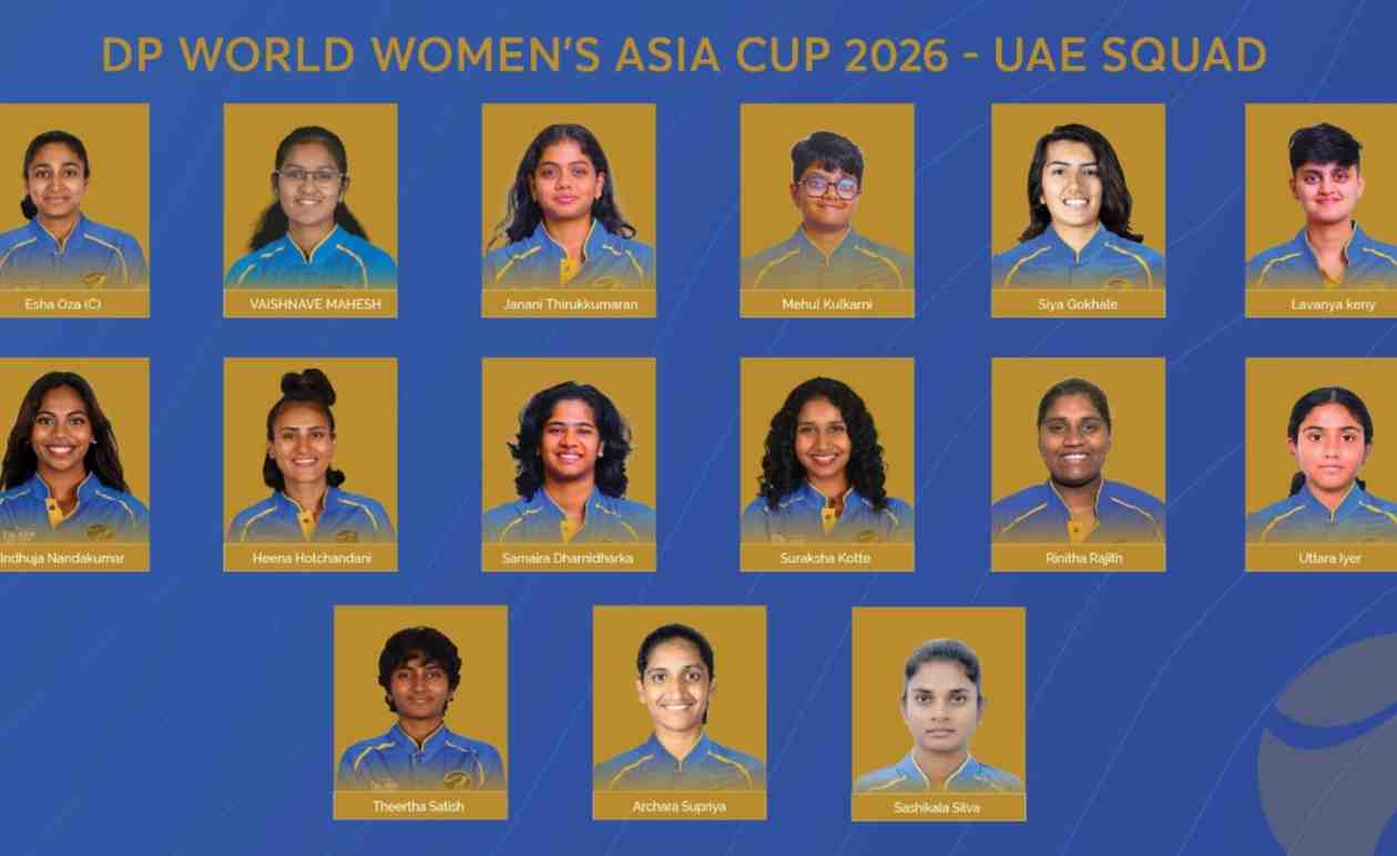 Women’s Asia Cup 2026 – Esha Oza to lead UAE’s 15-member squad