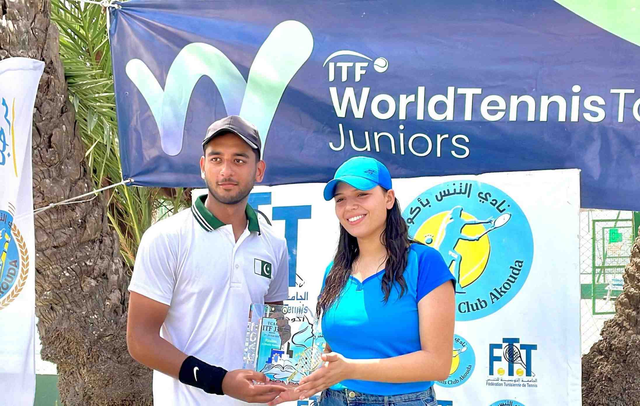 Pakistan’s Ahtesham Humayun Wins Silver Medal at ITF J30 Akouda, Tunisia