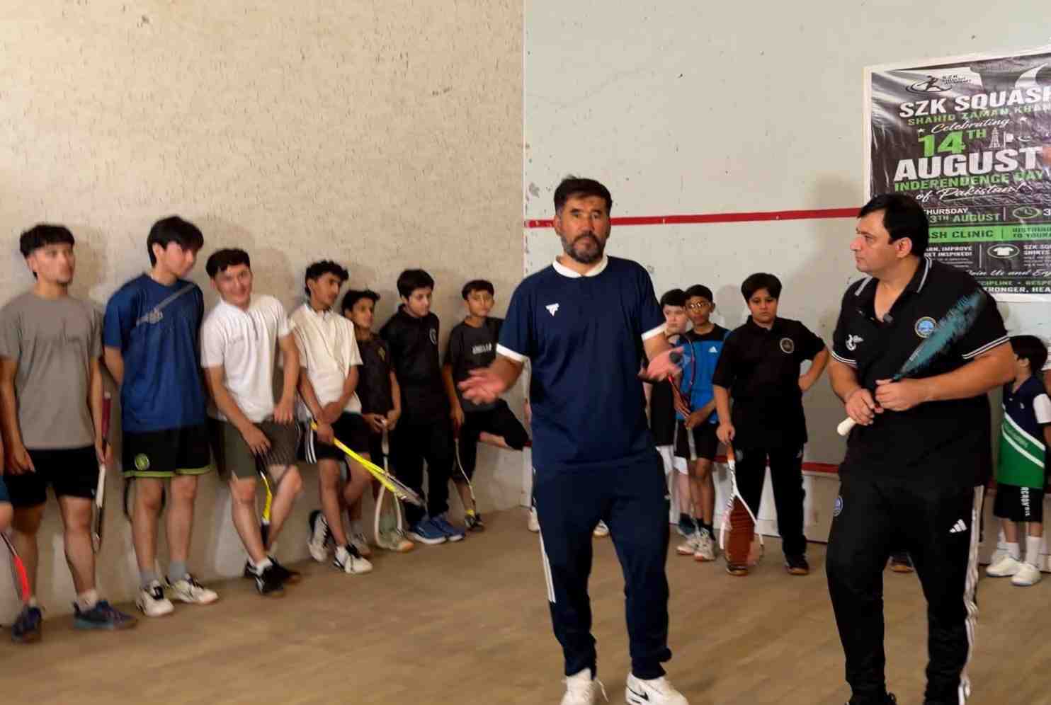 SHAHID ZAMAN KHAN DEMANDS WORLD-CLASS SQUASH COMPLEX