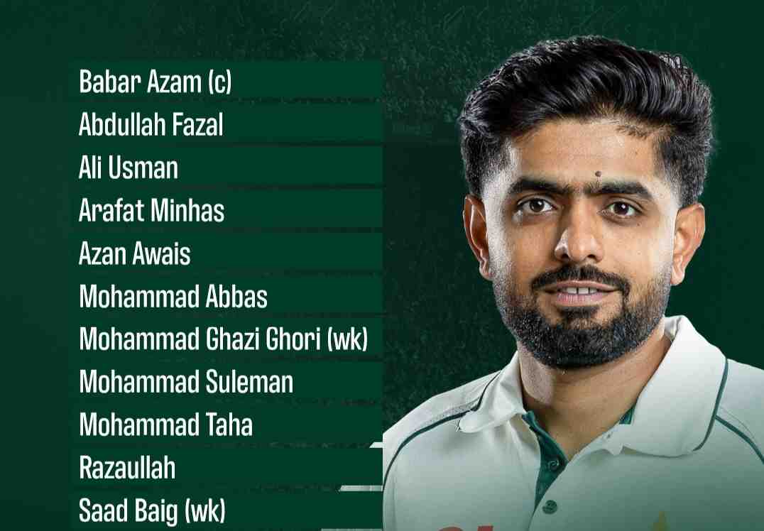 Pakistan Test squad announced for WTC series against Sri Lanka