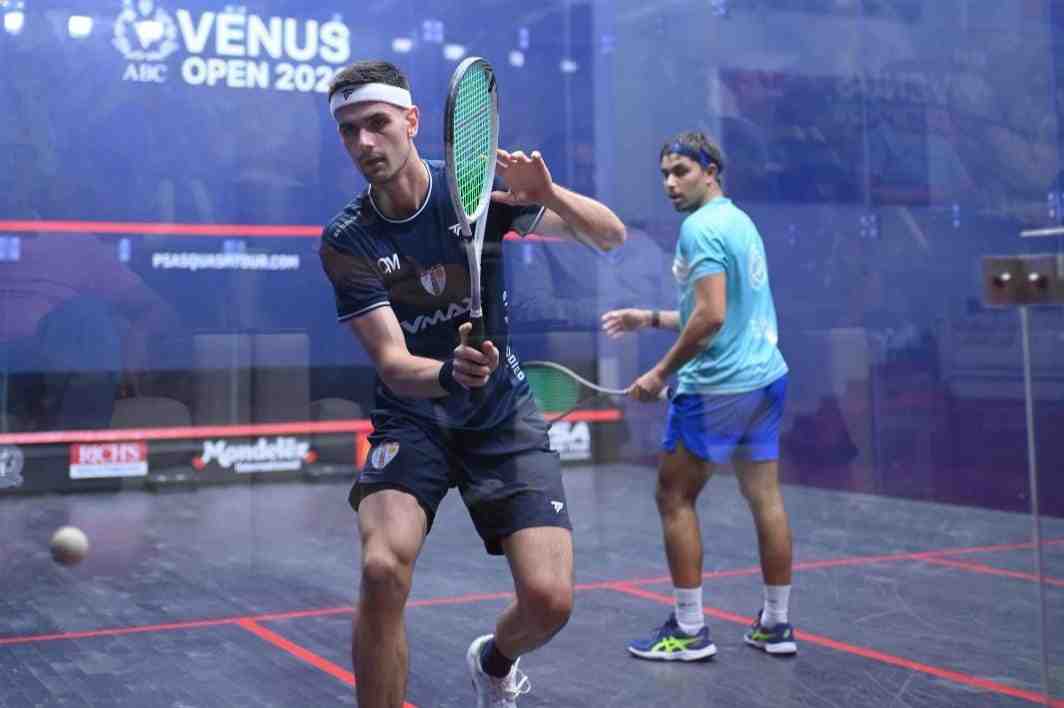 International Squash Championship: Curtis Malik and Karim Elhammamy reach in final
