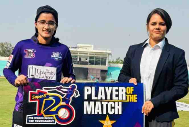 Muneeba’s 87*, Sadaf’s 55 hand Warriors second-consecutive win in Super-3 T20