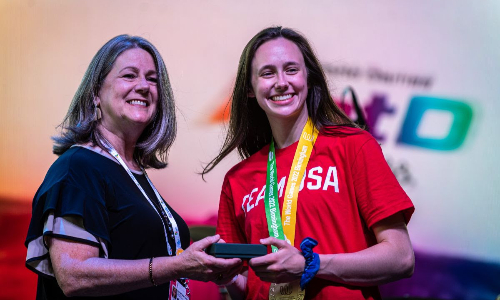 Emma Hunt named athlete of the day at Birmingham 2022